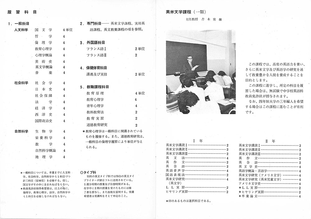 （写真3-14 1968入学案内_5・15 1968入学案内_6　大　字が読めるサイズ）