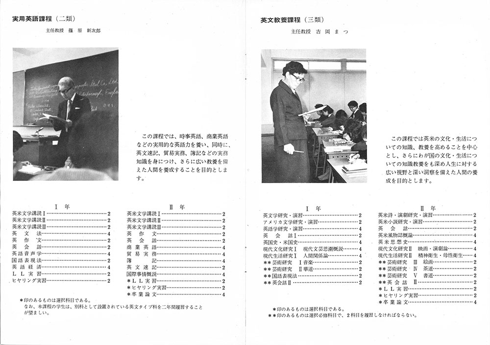 （写真3-14 1968入学案内_5・15 1968入学案内_6　大　字が読めるサイズ）
