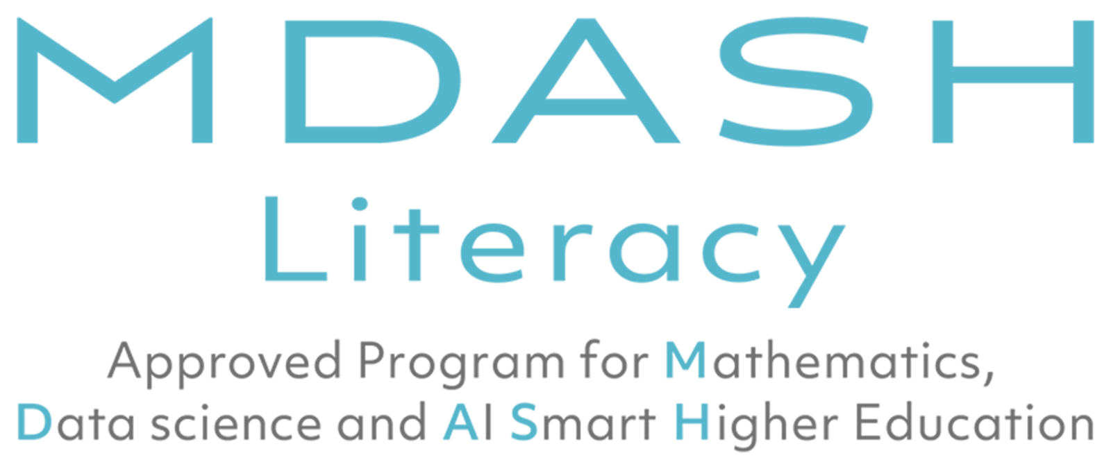 MDASH Literacy Approved Program for Mathematics, Data science and Al Smart Higher Education