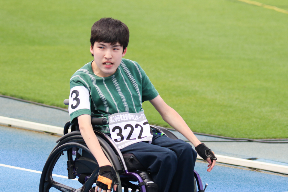 東洋学園大学_ボッチャサークル春原選手が第20回東京都障害者スポーツ大会100m走で銅メダル