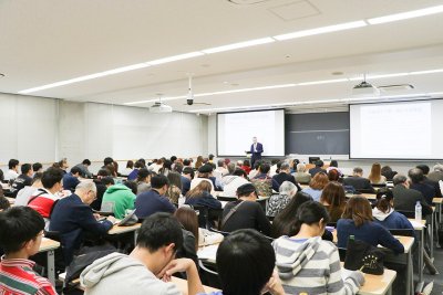 東洋学園大学_2018年度ワンアジア特別講座第2回_教室全景