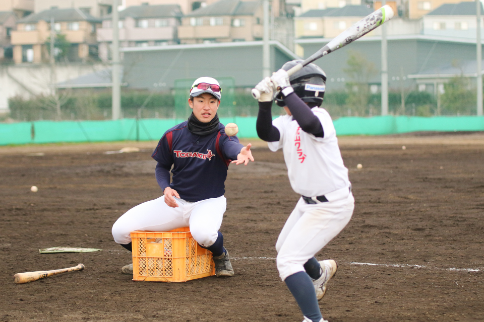 東洋学園大学_硬式野球部による「少年野球教室」