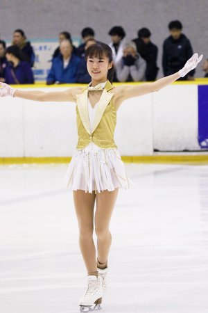 東洋学園大学_関東学生フィギュアスケート選手権_演技終了後