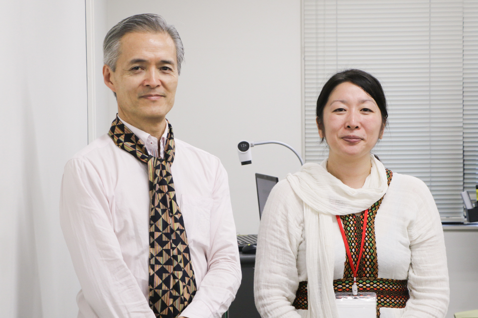 東洋学園大学_旦祐介学長と宍倉有加里氏
