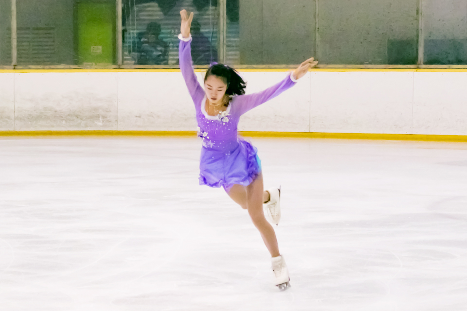 東洋学園大学_戸室選手※第47回関東学生フィギュアスケート選手権大会で女子6級9位
