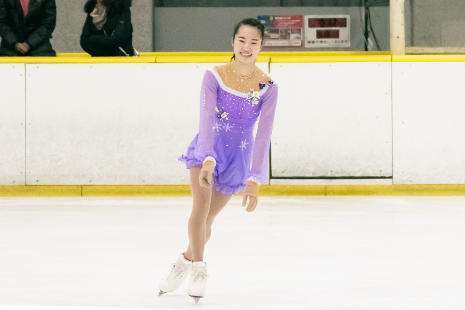 東洋学園大学_戸室選手※第47回関東学生フィギュアスケート選手権大会で女子6級9位