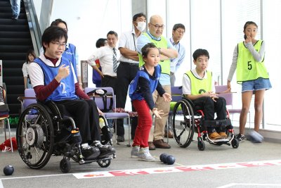 東洋学園大学_ボッチャ体験会_交流試合