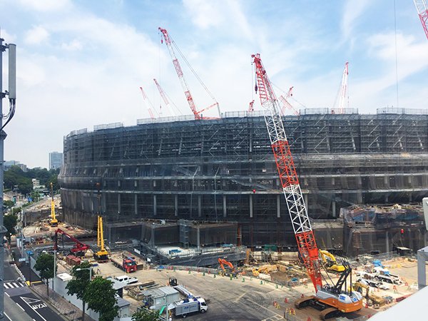 東洋学園大学_新国立競技場建設定点観測20180705