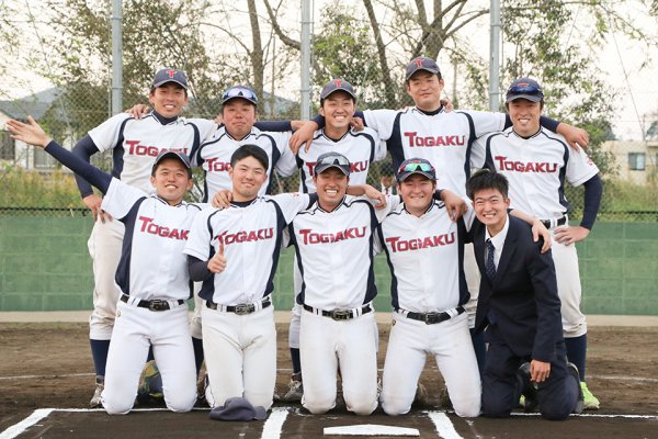 東洋学園大学_2018秋季リーグ最終戦_笑顔の4年生