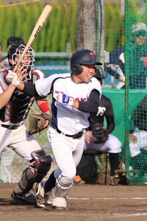 東洋学園大学_2018秋季リーグ最終戦_3安打と活躍の福島選手