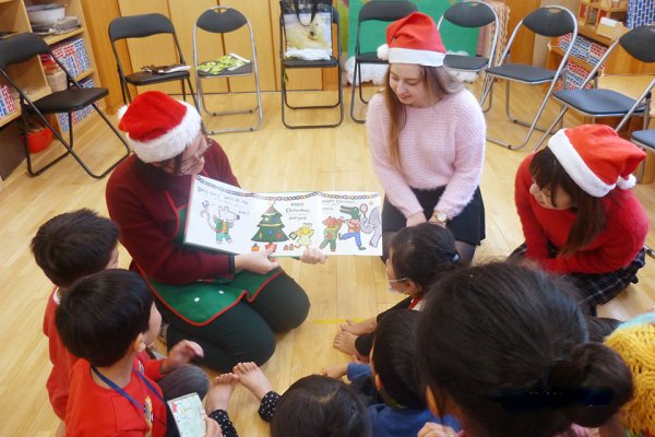 東洋学園大学_児童英語教育ゼミのクリスマス英語レッスン2
