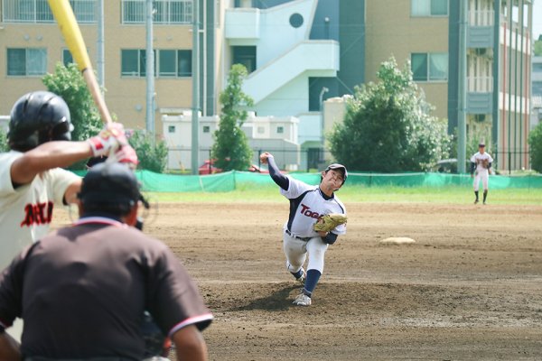 東洋学園大学_2018秋季リーグ第4戦_5回途中から登板の沢田投手