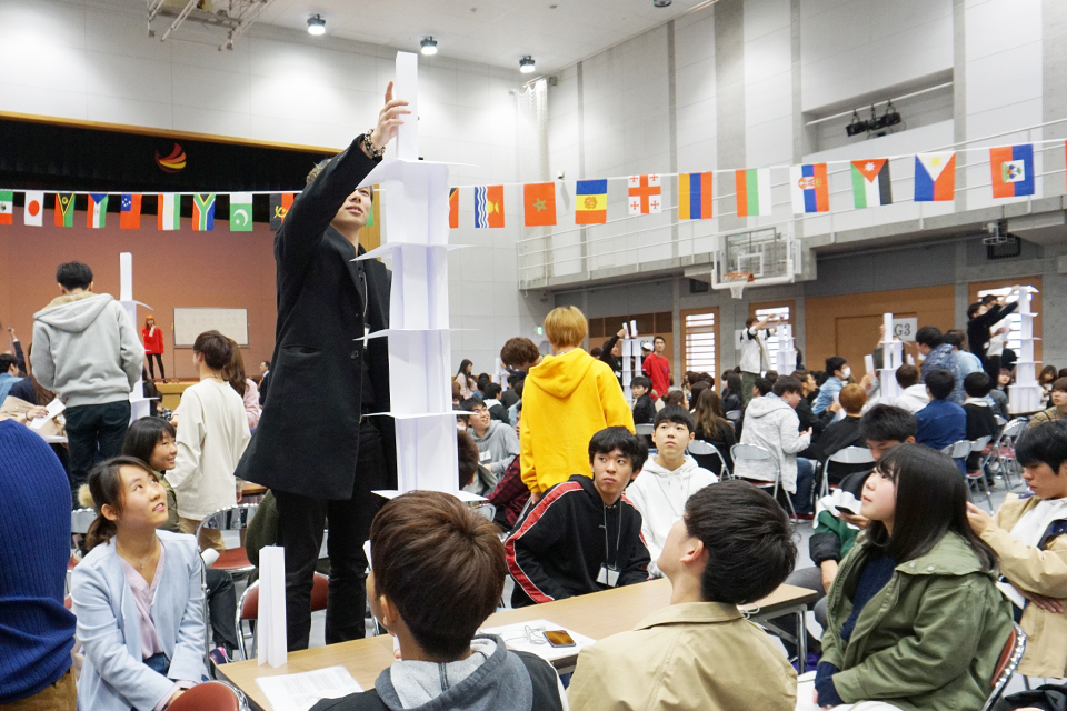 東洋学園大学_新入生オリエンテーションの模様