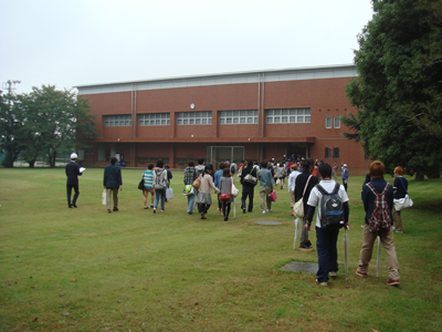 東洋学園大学　流山キャンパス　避難訓練