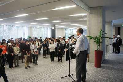 東洋学園大学本郷キャンパス_避難訓練