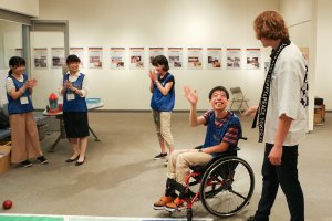 東洋学園大学_ボッチャ体験会ボランティア