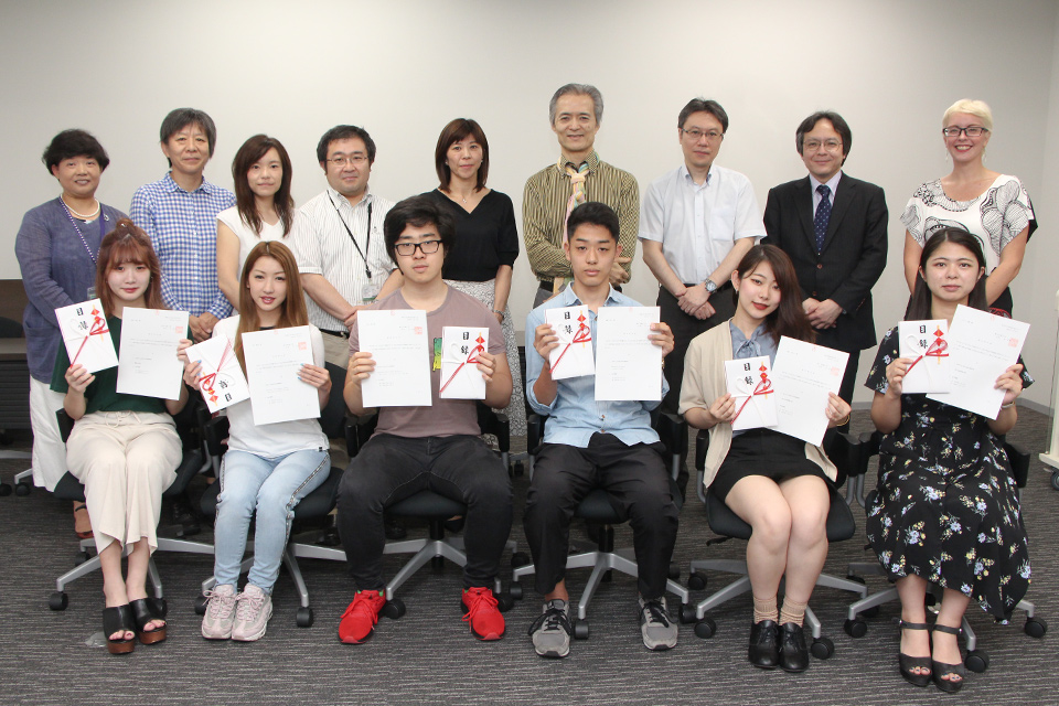 東洋学園大学_長期留学認定式の模様