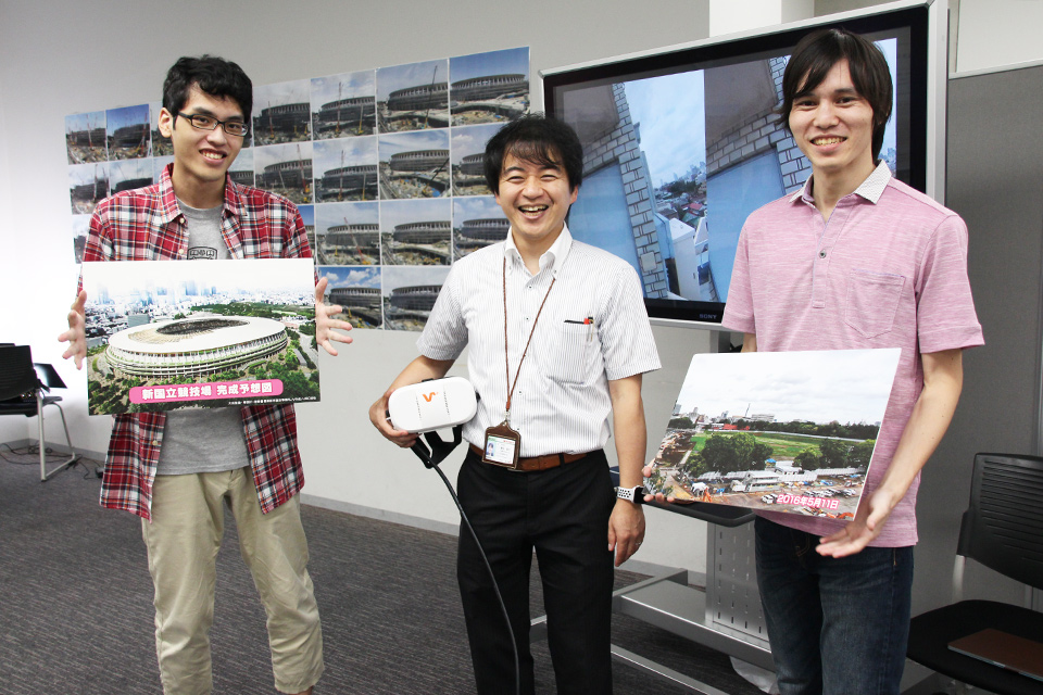 東洋学園大学_オープンキャンパスで新国立競技場建設定点観測のVR体験やボッチャ体験、1964年東京大会の資料展示を実施