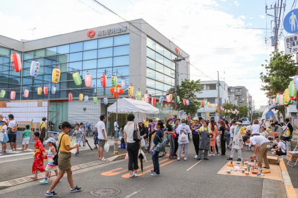 東洋学園大学_小山ゼミボランティア_東金町中央自治会の夕涼み会