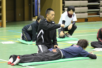 スポーツ4　臨時講師　高橋宏昌氏（スポーツトレーナー）