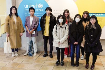 東洋学園大学_対馬ゼミの学外研修（ユニセフハウス）