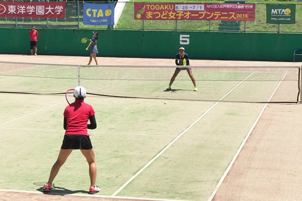 東洋学園大学_まつど女子OP2018_ダブルス決勝戦