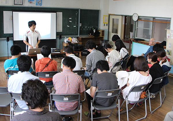 東洋学園大学／「大槌大学」の様子