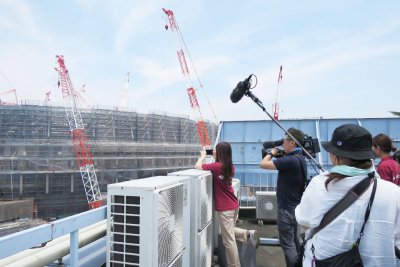 東洋学園大学_荻野ゼミNHK取材風景