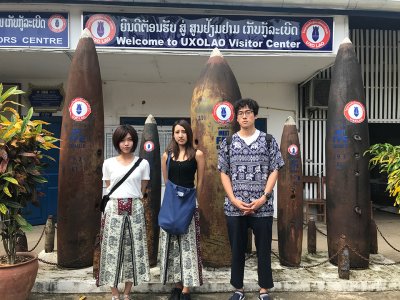 東洋学園大学_ラオス研修_不発弾処理関連施設見学