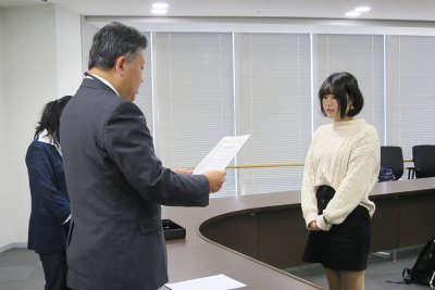 東洋学園大学_人間科学部学部長賞授与式