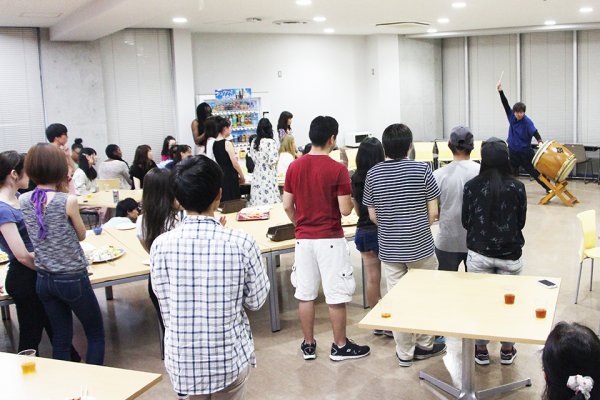 東洋学園大学_SHSU in TOGAKU_さよならパーティー_和太鼓演奏