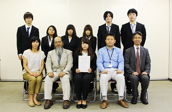 東洋学園大学吹奏楽団_学部長奨励賞授与式