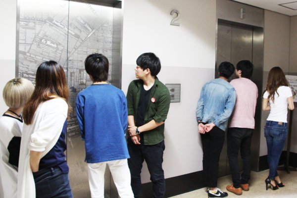 東洋学園大学_情報化社会ゼミI_朝日新聞社見学