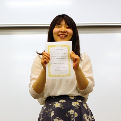 東洋学園大学_第1回英語スピーチコンテスト_スピーチ2位