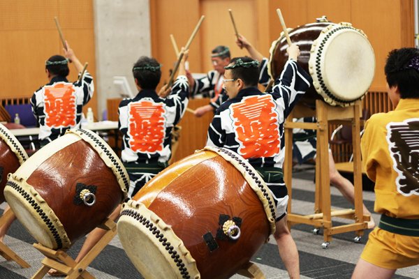 東洋学園大学_プレ本郷祭_壱岐坂太鼓