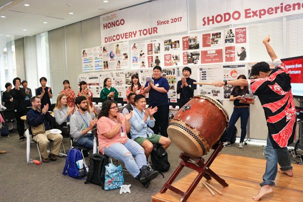 東洋学園大学_本郷D祭_2日目の太鼓演奏