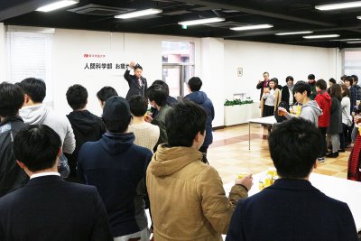 東洋学園大学_人間科学部お疲れ様会_阿部学部長