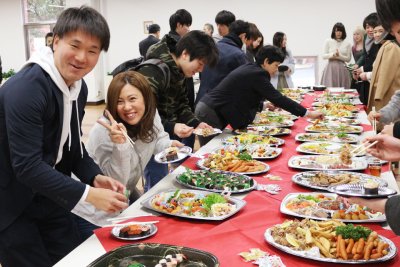 東洋学園大学_人間科学部お疲れ様会_会場の様子