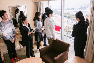 東洋学園大学_ホテルエミオン東京ベイ_客室見学