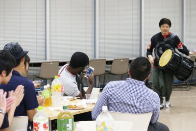 東洋学園大学_SHSUinTOGAKU2018_さよならパーティー_和太鼓演奏
