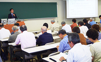 東洋学園大学公開教養講座_2014年第2回の模様