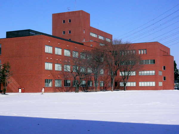 東洋学園大学流山キャンパスグラウンド（雪）