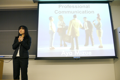 東洋学園大学　英語教育開発センター　ALPS発表の模様　