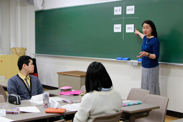 東洋学園大学_学生ファシリテーター養成講座の模様