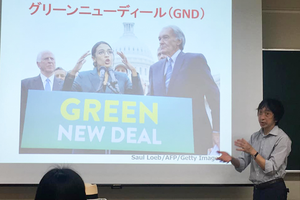 東洋学園大学_グローバル・コミュニケーション学科「国際環境協力ゼミ」のゲスト講師として東北大学の明日香教授が来学