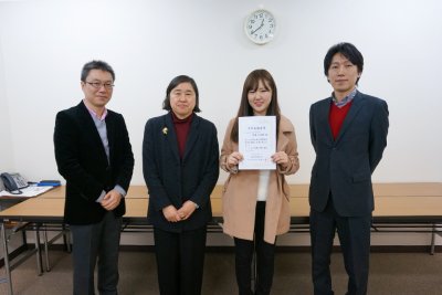 東洋学園大学_学部長優秀賞（国内旅行業務取扱管理者試験合格）