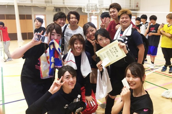 東洋学園大学_2017前期体育祭_バレーボール優勝チーム