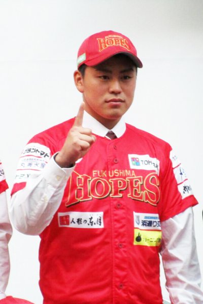 東洋学園大学_福士史成選手_福島ホープス新入団発表記者会見