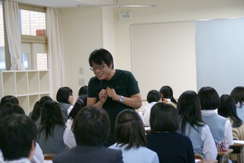20110623 大西教授　札幌大谷高校訪問講義3