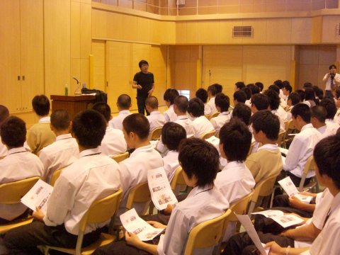 20110623 大西教授　札幌大谷高校訪問講義1
